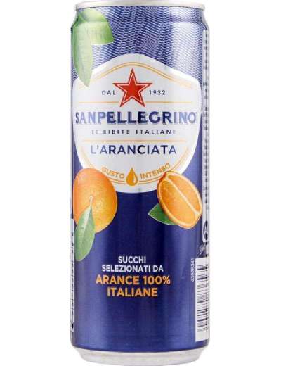 SANPELLEGRINO ARANCIATA CLASSICA LATTINA CL 33