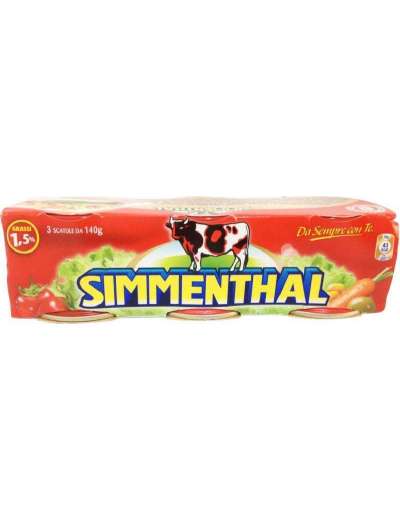 SIMMENTHAL CARNE LESSATA 3X140 GR 420