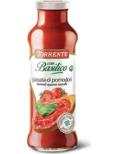 TORRENTE PASSATA BASILICO GR 700
