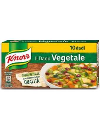 KNORR DADO VEGETALE 10 DADI GR 110
