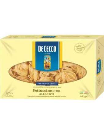 DE CECCO N303 FETTUCCINE UOVO GR 500