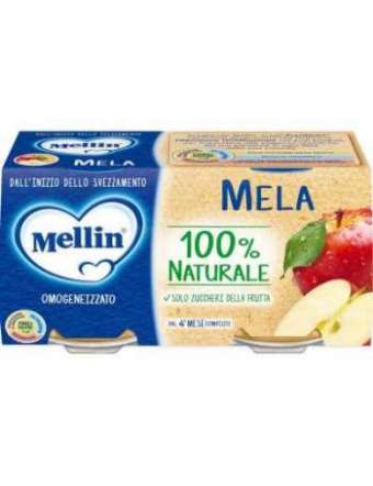 MELLIN OMOGENEIZZATO MELA 2X100 GR