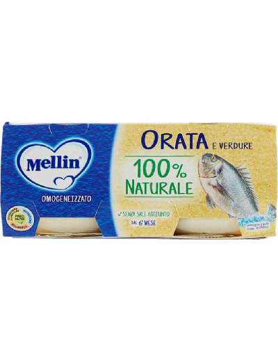 MELLIN OMOGENEIZZATO ORATA 2X80 GR