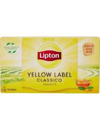 LIPTON TE' YELLOW LABEL 25 F GR 38