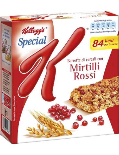 SPECIAL K BARRETTE MIRTILLI KELLOGG GR 129