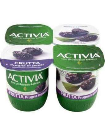 ACTIVIA DANONE YOGURT ALLA PRUGNA 4X125 GR