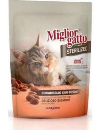 MIGLIORGATTO CROCCHETTE SALMONE STERILIZZATI GR 400