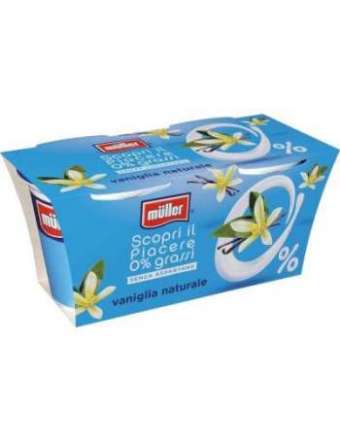MULLER 0% VANIGLIA YOGURT MAGRO 2X125 GR