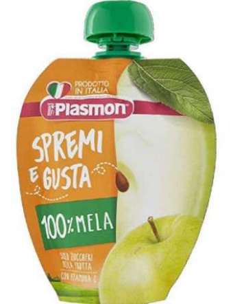 PLASMON SUCCO MELA SPREMI E GUSTA 100 GR