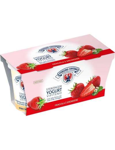 VIPITENO YOGURT INTERO ALLA FRAGOLA 2X125 GR
