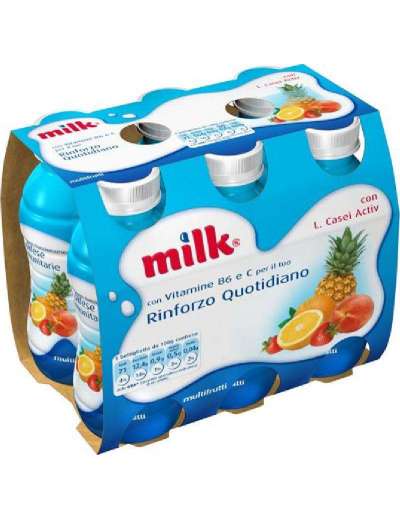 MILK MULTIFRUTTI RINFORZO QUOTIDIANO 6X100 GR