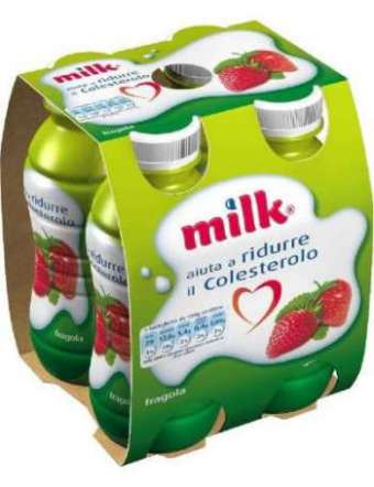 MILK YOGURT ALLA FRAGOLA COLESTEROLO 4X100 GR