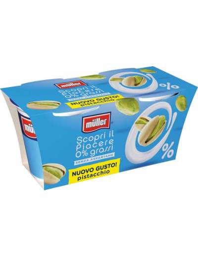 MULLER 0% PISTACCHIO YOGURT MAGRO 2X125 GR