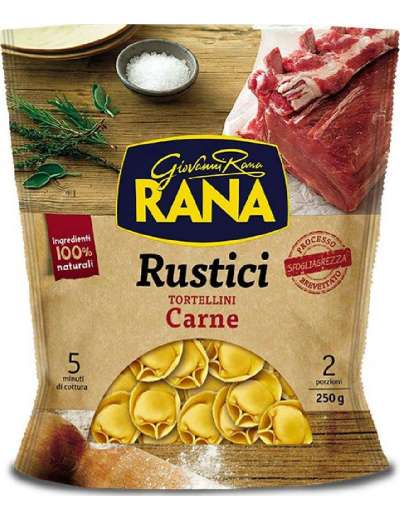 RANA RUSTICI TORTELLINI CON CARNE GR 250