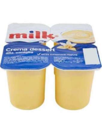 MILK CREMA DESSERT ALLA VANIGLIA 4X125 GR