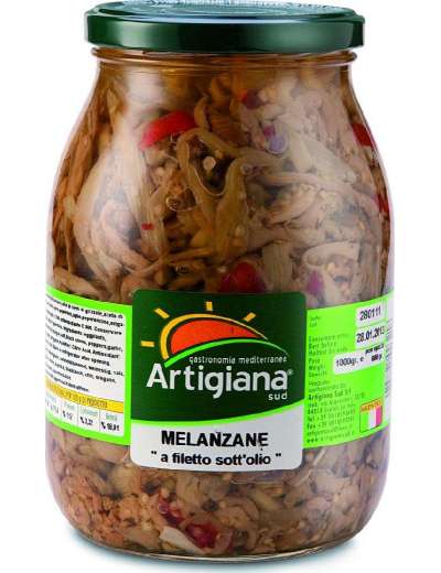ARTIGIANA SUD FILETTI DI MELANZANE KG 1