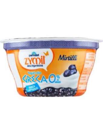 ZYMIL YOGURT GRECO SENZA LATTOSIO AL MIRTILLO 150 GR
