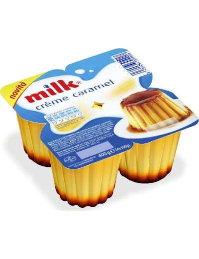 MILK CREME CARAMEL DESSERT 4X100 GR