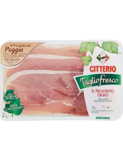 CITTERIO TAGLIOFRESCO PROSCIUTTO CRUDO GR 70