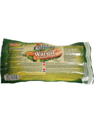 DEL CAMPO WURSTEL TACCHINO E POLLO GR 250