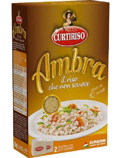 CURTIRISO AMBRA 10 MINUTI RISO CLASSICO 2X500 GR