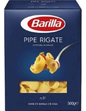 BARILLA N91 PIPE RIGATE GR 500
