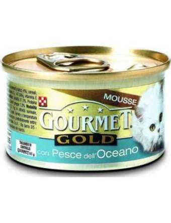 GOURMET GOLD PESCE OCEANO MOUSSE GR 85