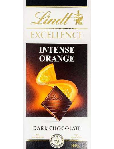 LINDT EXCELLENCE DARKORANGE TAVOLETTA GR 100