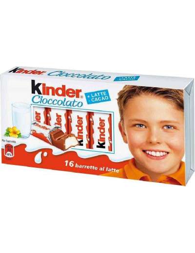 KINDER CIOCCOLATO T16 GR 200