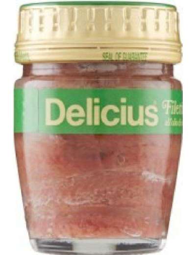 DELICIUS ALICI IN OLIO D'OLIVA A FILETTI GR 58