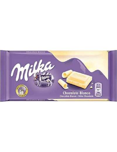 MILKA CIOCCOLATO BIANCO TAVOLETTA GR 100
