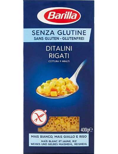 BARILLA SENZA GLUTINE DITALINI RIGATI GR 400