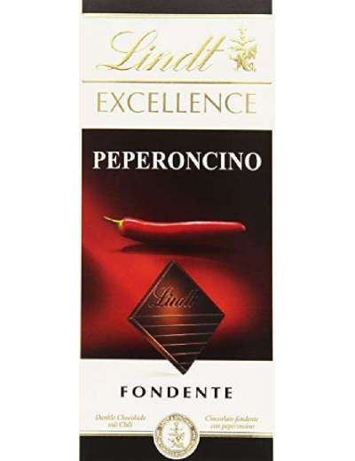 LINDT EXCELLENCE PEPERONCINO TAVOLETTA GR 100