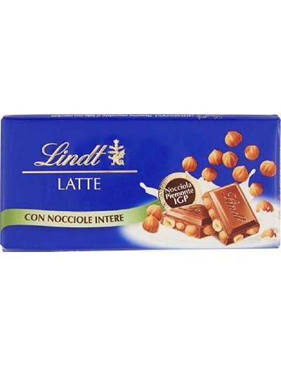 LINDT TAVOLETTA LATTE CON NOCCIOLE GR 100