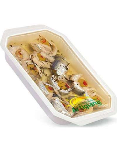 ARTIGIANA SUD BOCCONCINI DI SARDINE CON OLIVE GR 200