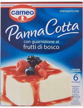 CAMEO PANNA COTTA FRUTTI BOSCO GR 107