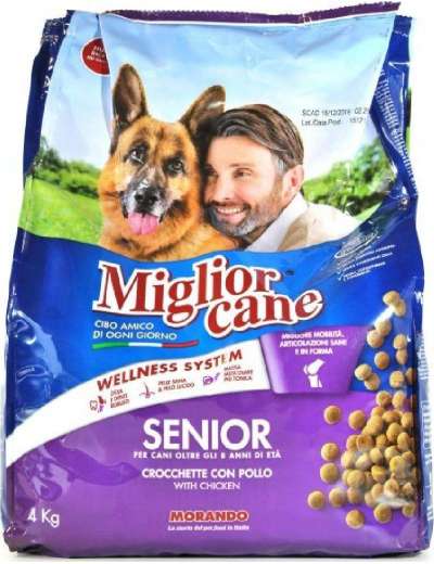 MIGLIORCANE SENIOR POLLO CROCCHETTE KG 4