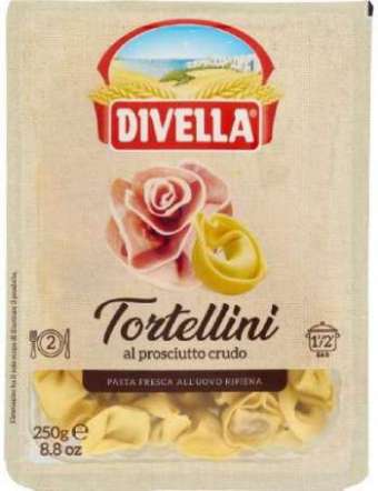 DIVELLA TORTELLINI PROSCIUTTO CRUDO CF GR 250