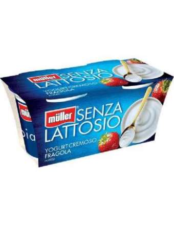 MULLER YOGURT FRAGOLA SENZA LATTOSIO 2X125 GR