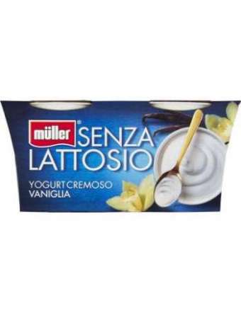 MULLER YOGURT VANIGLIA SENZA LATTOSIO 2X125 GR