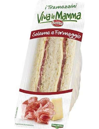 TRAMEZZINO SALAME E FORMAGGIO VIVA LA MAMMA GR 140