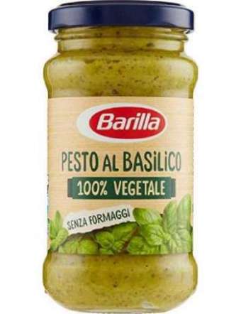 BARILLA PESTO 100% VEGETALE BASILICO CONFZIONE GR 195