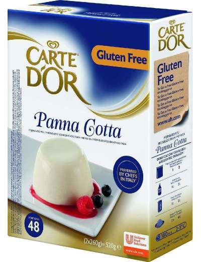 CARTE D'OR PANNA COTTA PER PREPARATO GR 520