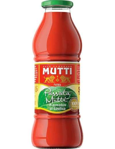 MUTTI PASSATA C/BASILICO DI POMODORO PZ GR 700