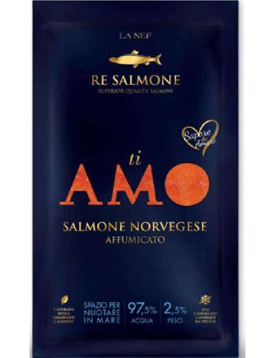 LA NEF RE SALMONE NORVEGESE FETTE BS GR 50