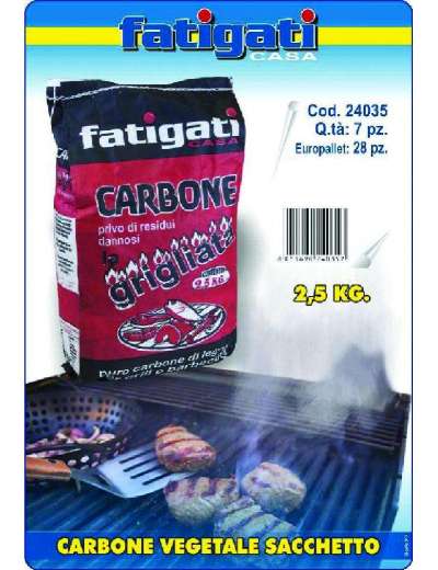 FATIGATI CARBONE VEGETALE KG 2