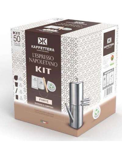 KAFFETTERA KIT CIALDA FORTE PZ 50