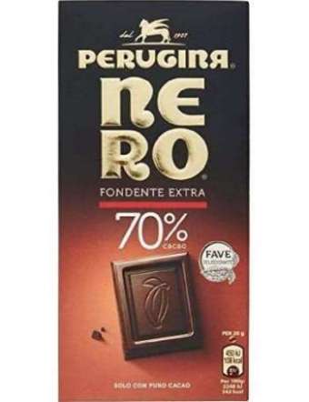 PERUGINA NERO TAVOLETTA FONDENTE 70% GR 85