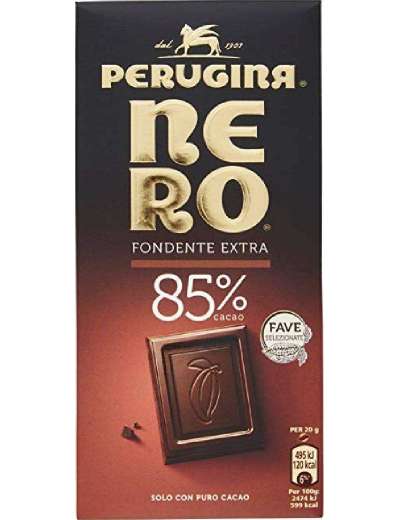 PERUGINA NERO TAVOLETTA FONDENTE 85% GR 85