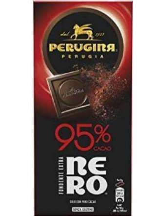 PERUGINA NERO TAVOLETTA FONDENTE 95% GR 85